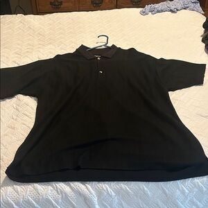 Men's Black Polo Shirt - Classic Short Sleeve